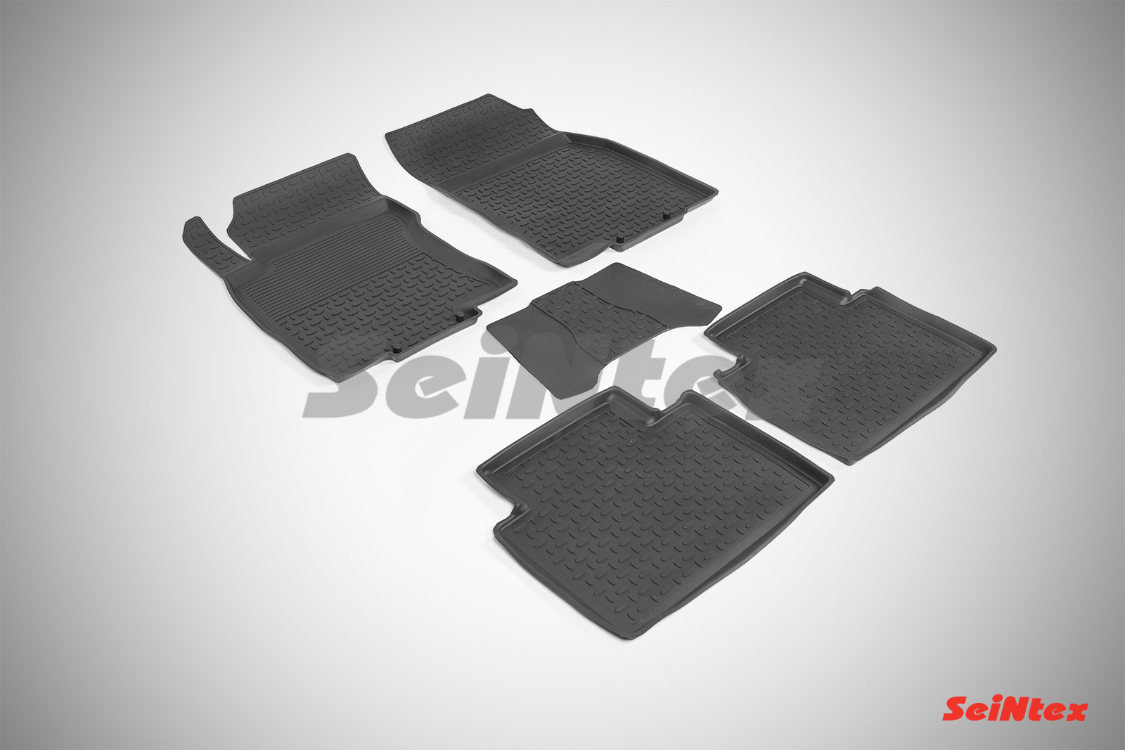 Резиновые коврики с высоким бортом для Nissan X-Trail (T32) 2015-