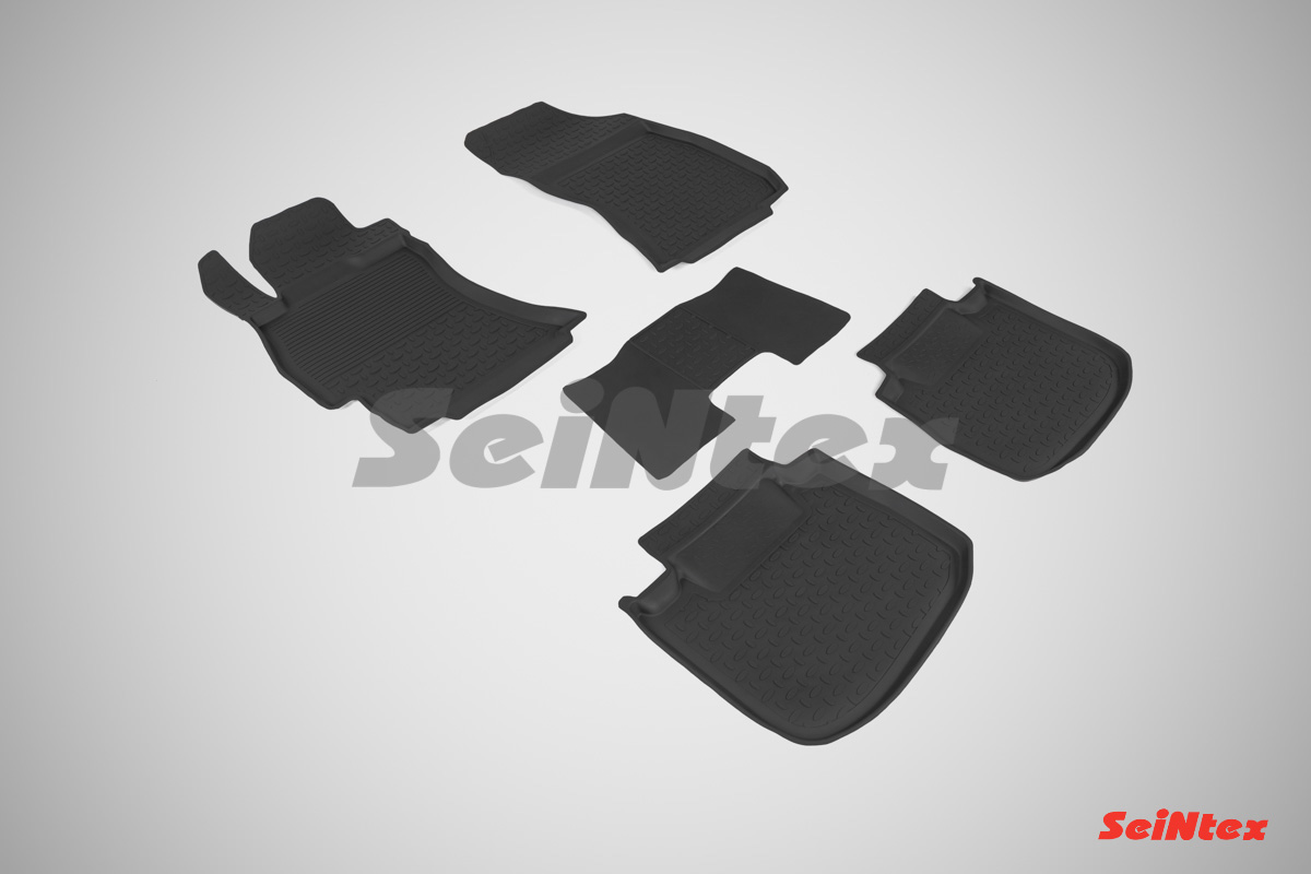 Резиновые коврики с высоким бортом для Subaru Outback V 2014-2021